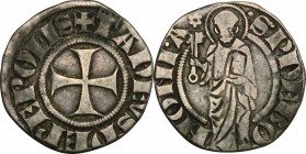 Bologna.  Taddeo de' Pepoli (1337-1347). Grosso pepolese. CNI 2 var.  Chim. 55. 2.31 g.  21 mm.