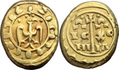 Brindisi.  Federico II (1197-1250).. Multiplo di tarì. Sp. 72. D'Andrea 144. MIR 67. 6.35 g.