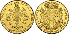 Firenze.  Leopoldo II di Lorena (1824-1859). 80 fiorini 1828. CNI 13. MIR 443/1. 32.64 g.  31 mm.