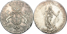 Genova.  Dogi Biennali (1528-1797).. Da 2 lire 1679, GLM. CNI 19/20. MIR 314/6. 10.19 g.  32.5 mm.