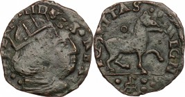 Napoli.  Ferdinando I d'Aragona (1458-1494). Cavallo con monogramma Tramontano in esergo (Gian Carlo Tramontano Maestro di Zecca 1488-1514). P/R 53a. ...