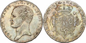 Napoli.  Giuseppe Napoleone (1806-1808). Piastra 1806. P/R 1. MIR 433. 27.44 g.  37.5 mm.