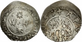 Palermo.  Gugliemo II (1166-1189). Apuliense. Sp. 110. Travaini 363. D'Andrea-Contreras 361. 1.96 g.  21 mm.