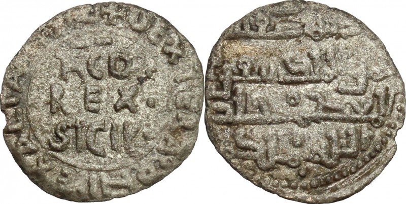 Palermo. Tancredi (1189-1194). Medalea o mezzo tercenario. Cfr. Sp. 136. Travain...