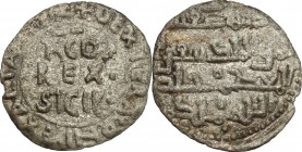 Palermo.  Tancredi (1189-1194).. Medalea o mezzo tercenario. Cfr. Sp. 136. Travaini 396a. D'Andrea-Andreani 403. 0.82 g.  15 mm.