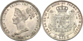 Parma.  Maria Luigia d'Austria (1815-1847) Duchessa di Parma, Piacenza e Guastalla. . 2 lire 1815. Pag. 8. Mont. 118. 27.5 mm.
