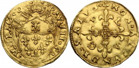 Piacenza.  Paolo III (1534-1549). Scudo d'oro. CNI tav. XXXVII, 28. M. 176. Crocicchio-Fusconi pag. 155/156. Berm. 968. 3.38 g.  25.2 mm.