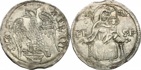 Pisa.  Repubblica a nome di Federico I (1155-1312). Grosso da 2 soldi o aquilino maggiore, post 1269-70. CNI 27. MIR 397.  3.28 g.  23.4 mm.