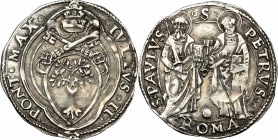 Roma.  Giulio II (1503-1513).. Giulio. CNI 129. M. 30. Berm. 574. 3.79 g.  29 mm.