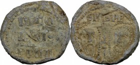 Roma.  Niccolò IV (1288-1292), Girolamo Masci di Ascoli. Bolla. Ser. 1. 45.19 g.  38 mm.