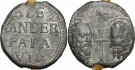Roma.  Alessandro VII (1655-1667), Fabio Chigi di Siena. Bolla. Ser. 156. 48.92 g.  36 mm.