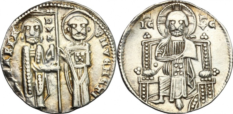 Venezia. Jacopo Contarini (1275-1280). Grosso matapan. CNI tav. II, 18. Paol. 1....