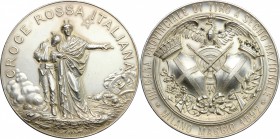 Medaglia 1892 per la terza gara provinciale di tiro a segno nazionale tenutasi a Milano.  55 mm.