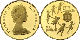 Canada.  Elizabeth II (1952 -). 100 dollars 1979. Fr. 10 16.92 g.  27 mm.