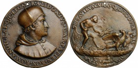 Francesco Alidosi (1455-1511) cardinale di Pavia (1505), legato di Bologna e della Romagna (1508). Medaglia per la nomina a Cardinale Legato di Bologn...