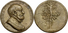 Tommaso de Marini (1475-1572) Duca di Terranova. Medaglia. Armand II, 303, 28. Attwood 168. Rizzini Brescia 324. 46.5 mm.