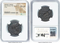 MOESIA. Istrus. Septimius Severus (AD 193-211). AE (28mm, 8h). NGC Choice VF. AVT K-Λ CЄΠTI-CЄVHΡOC Π, laureate head of Septimius Severus right / ICTΡ...