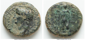 LYDIA. Sardes. Germanicus (died AD 19). AE (15mm, 2.73 gm, 2h). VG. ΓΕΡΜΑΝΙΚΟΣ ΚΑΙΣΑΡ, bare head of Germanicus left / ΣΑΡΔΙΑΝΩΝ ΜΝΑΣΕΑΣ, Athena standi...