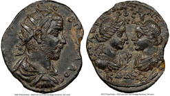 CILICIA. Seleuceia. Trebonianus Gallus (AD 251-253). AE (34mm, 16.96 gm, 6h). NGC AU 3/5 - 4/5. AY K ΓA IOYΛI TPЄBΩ ΓAΛΛOC, radiate, draped, and cuira...