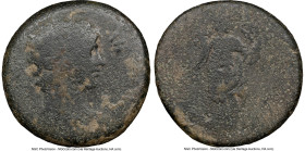 GALATIA. Ancyra. Antinoüs, favorite of Hadrian (died AD 130). AE (32mm, 21.22 gm, 12h). NGC AG 4/5 - 3/5. ΑΝΤΙΝΟΟϹ ΗΡΩϹ, bare-headed, draped bust of A...