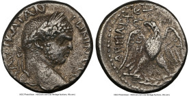 CYPRUS. Caracalla (AD 198-217). BI tetradrachm (24mm, 12.22 gm, 7h). NGC Choice VF 3/5 - 3/5. AD 215-217. AYT KAI AN-TWNINOC CЄ, laureate head of Cara...