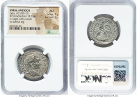 SYRIA. Antioch. Geta (AD 209-211). BI tetradrachm (26mm, 13.23 gm, 6h). NGC AU 5/5 - 3/5. AD 209-211. ΑΥΤ•ΚΑΙ•-ΓЄΤΑ C:CЄΒ•, laureate head of Geta righ...