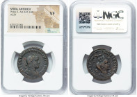 SYRIA. Antioch. Philip II (AD 247-249). AE (29mm, 11h). NGC VF. AYTOK K M IOYΛI ΦΙΛΙΠΠΟC CЄB, laureate, draped, and cuirassed bust of Philip II, seen ...