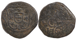 Portuguese India
D. José I (1750-1777)
12 Réis 1769 Goa
AG: 29.05 7.67 g
About Fine