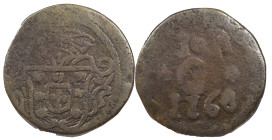 Portuguese India
D. José I (1750-1777)
30 Réis 1768 Goa
AG: 33.06 18.69 g
Fine