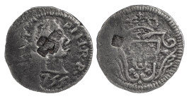 Portuguese India
D. José I (1750-1777)
Half Pardau 1755
With scalper marks
AG: 45.03 2.93g
Good Fine