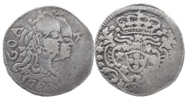 Portuguese India
D. Maria I and D. Pedro III (1777-1786)
Rupee 1783 Goa
AG: 10.02 10.66 g
About Very Fine