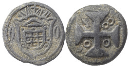 Portuguese India
D. Maria I (1786-1799)
15 Bazarucos D-O Diu 1800
AG: 05.03 15.30 g
Very Fine