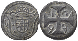 Portuguese India
D. Maria I (1786-1799)
20 Bazarucos D-O Diu 1799
07.01.
AG: 07.01 13.60 g
XF