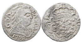 Portuguese India
D. Maria I (1786-1799)
Pardau Goa 1793
AG: 32.05 4.55 g
Good Fine