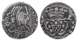 Portuguese India
D. Maria I (1786-1799)
Pardau Goa 1797
AG: 33.02 5.39 g
Very Fine