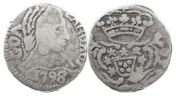Portuguese India
D. Maria I (1786-1799)
Pardau Goa 1798
AG: 33.03 5.40 g
Fine