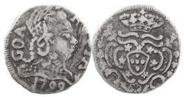 Portuguese India
D. Maria I (1786-1799)
Rupee Goa 1799
AG: 36.05 10.88 g
Fine