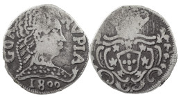 Portuguese India
D. Maria I (1786-1799)
Rupee Goa 1800
AG: 36.06 10.96 g
Good Fine