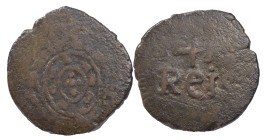 Portuguese India
D. João Prince Regent (1799-1816)
4 and 1/2 Réis Goa
AG: 02.01 2.66 g
About Fine