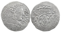 Portuguese India
D. João Prince Regent (1799-1816)
Rupee Goa 1807
AG: 17.02 10.90 g
Very Fine