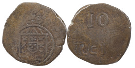 Portuguese India
D. João VI (1816-1826)
10 Réis Goa
AG: 24.01 6.19 g
Fine