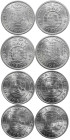 Angola
Portuguese Republic (1910-Present)
Lot of 4 coins different
20 escudos of 1952, 1955, 1971 and 1972.
XF/UNC