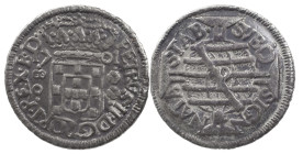 Brazil
D. Pedro II (1683-1706)
80 Réis 1701 Pernambuco
AG: 13.02 2.86 g
Very Fine