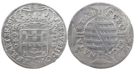 Brazil
D. Pedro II (1683-1706)
640 Réis 1695 Bahia
AG: 22.01 10.48 g
Good Fine