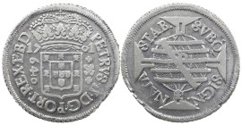 Brazil
D. Pedro II (1683-1706)
640 Réis 1701 Pernambuco
AG: 25.05 19.18 g
Very Fine