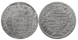 Brazil
D. Maria I (1786-1799)
160 Réis 1787 Lisbon
AG: 16.01 4.35 g
Good Fine