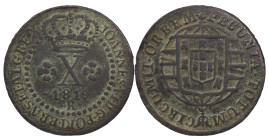 Brazil
D. João VI (1816-1822)
10 Réis 1819 Rio of Janeiro
AG: 01.04 4.00 g
Good Fine