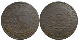 Brazil
D. João VI (1816-1822)
40 Réis 1821 Rio of Janeiro
AG: 07.06 3.88 g
Good Fine