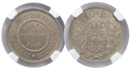 Brazil
Essay of 40 Réis 1863
NGC UNC DETAILS CLEANED