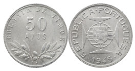 Timor
Portuguese Republic (1910-Present)
50 avos 1945
AG: 03.01 3.52 g
About UNC